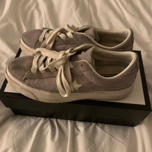 Platform beige converse